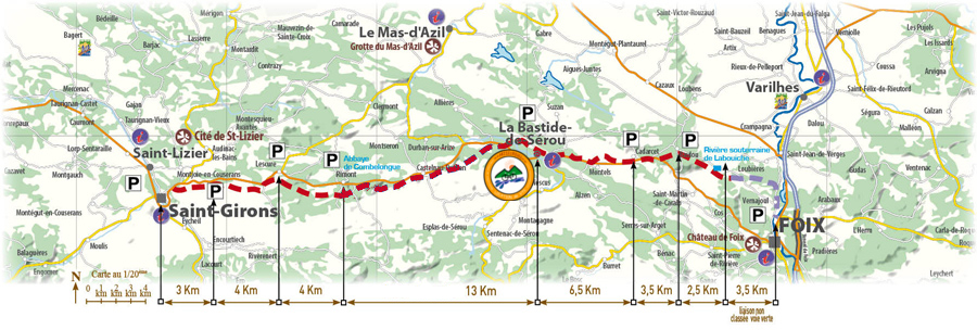 Carte de la Voie Verte